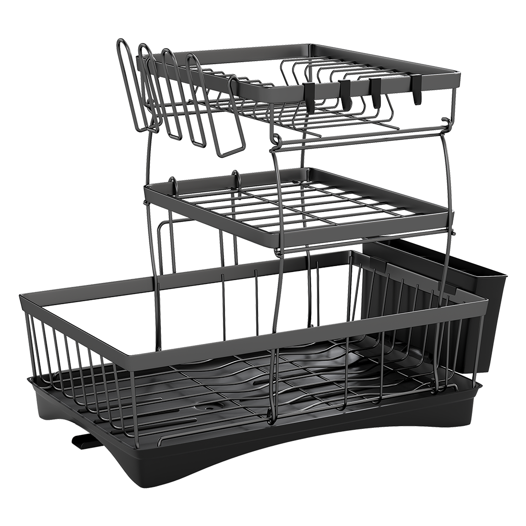 Toque Dish Drying Rack Plate Drainer Cup Holder-1954802487785558024