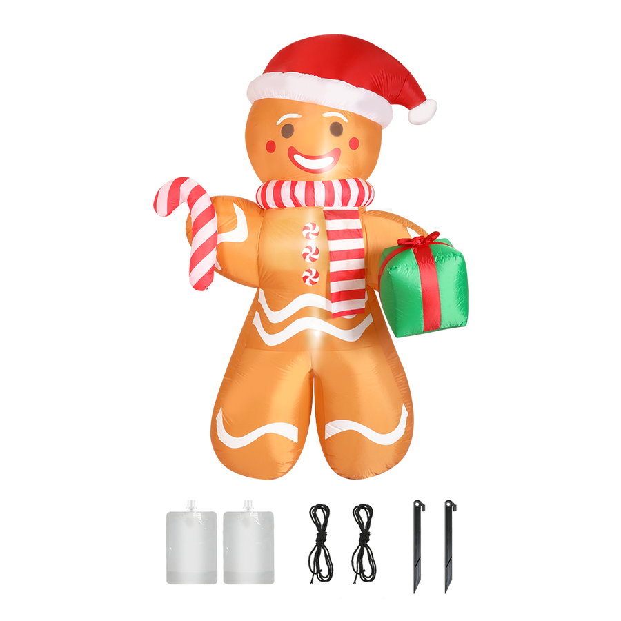 Santaco Christmas Inflatable Outdoor Gingerbread Man 2.5M-2006733355021897736