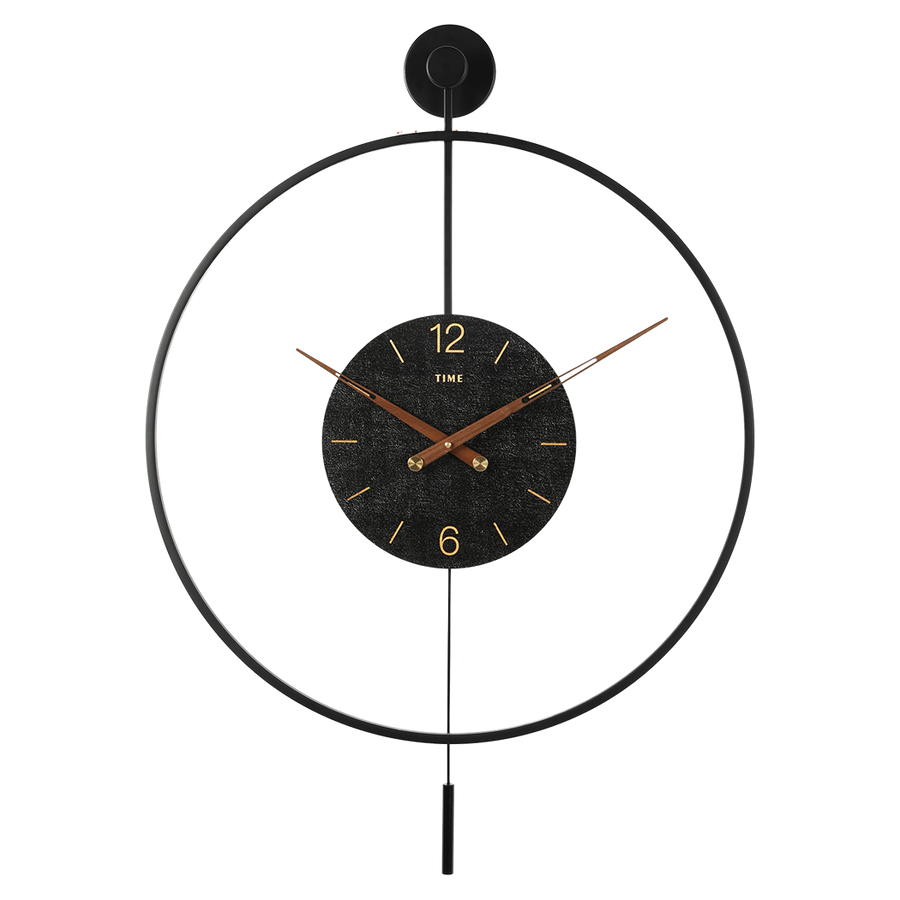 Yezi Round Wall Clock 60cm Large Modern Home Decoration-2018816771175354376