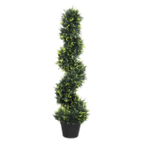 Lambu Artificial Spiral Cedar Tree - Low Angle
