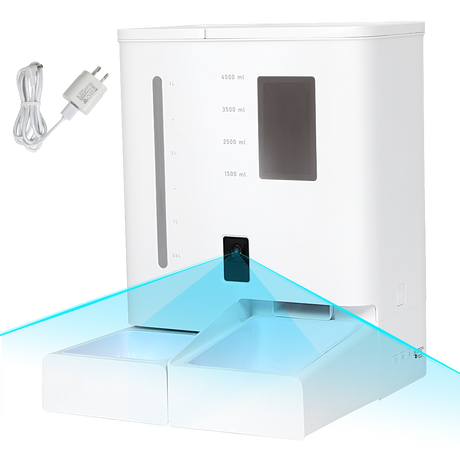 Pawz 2-in-1 Automatic Pet Cat Dog Feeder Water Set-1954802478805553160