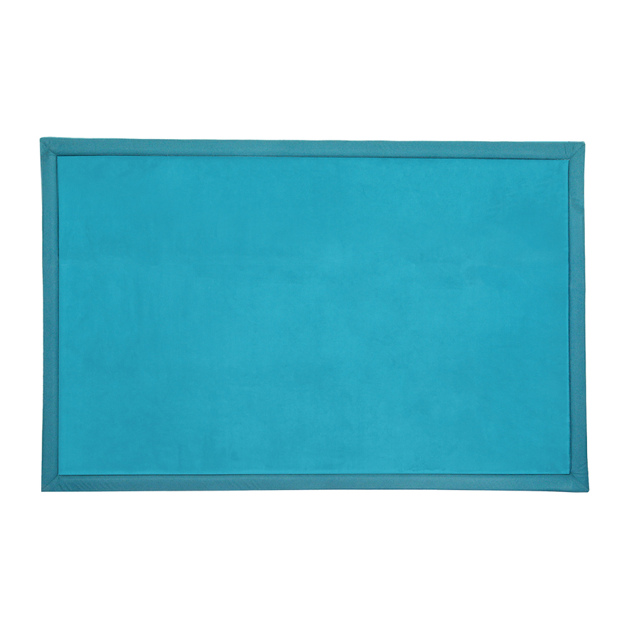 Marlow Coral Velvet Area Rugs Large Mat 120x200cm Blue-2018816751181107208