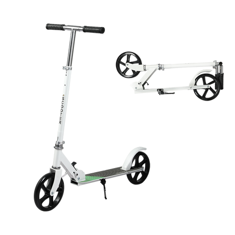 MONVELO Folding Scooter Dual Large Wheels White-2006732742351523848