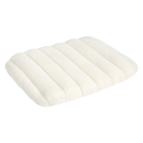 Pawz S Size Orthopedic Dog Bed with Sherpa Plush Removable Cover in White-1954802482643341320