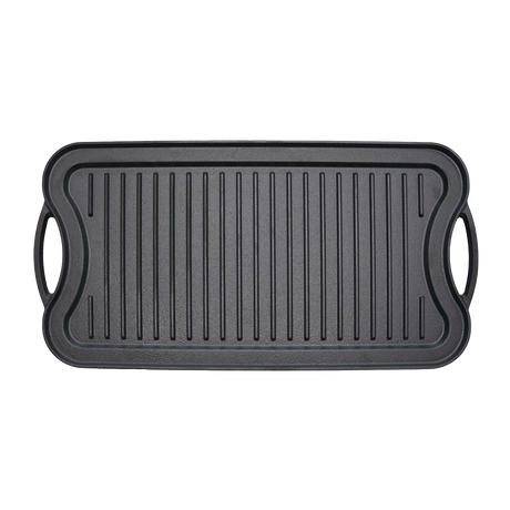 Toque 50.5cm Reversible Cast Iron Griddle Pan Non-Stick-2011971111960580104