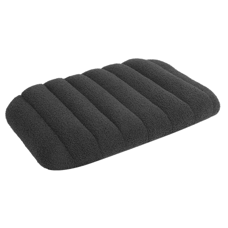 Pawz S Size Orthopedic Dog Bed with Sherpa Plush Removable Cover in Grey-2006732709472374792