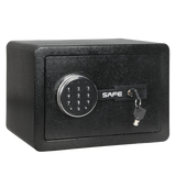 8.1L Digital Security Safe Box Password Key Lock Cash - Low Angle