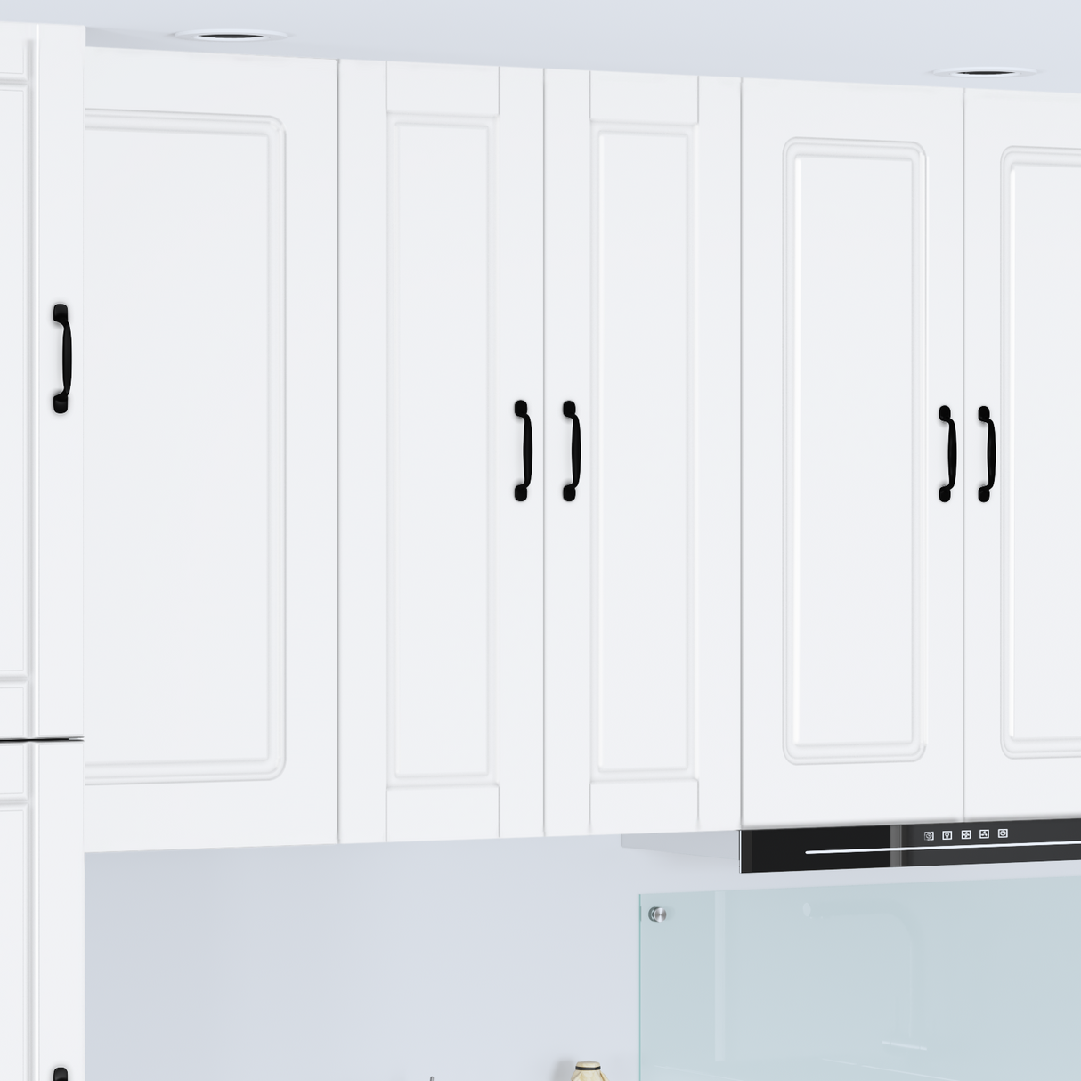 Wall Cabinet PORTO White 30 x 31 x 100 cm Engineered Wood