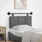 Hanging Headboard Dark Grey Fabric