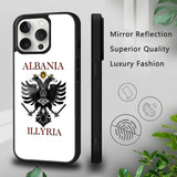 Albania flag Phone Case For iPhone 16 15 14 13 12 11 Pro Xs Max Mini Plus Celulares Hard Funda - Extra Image