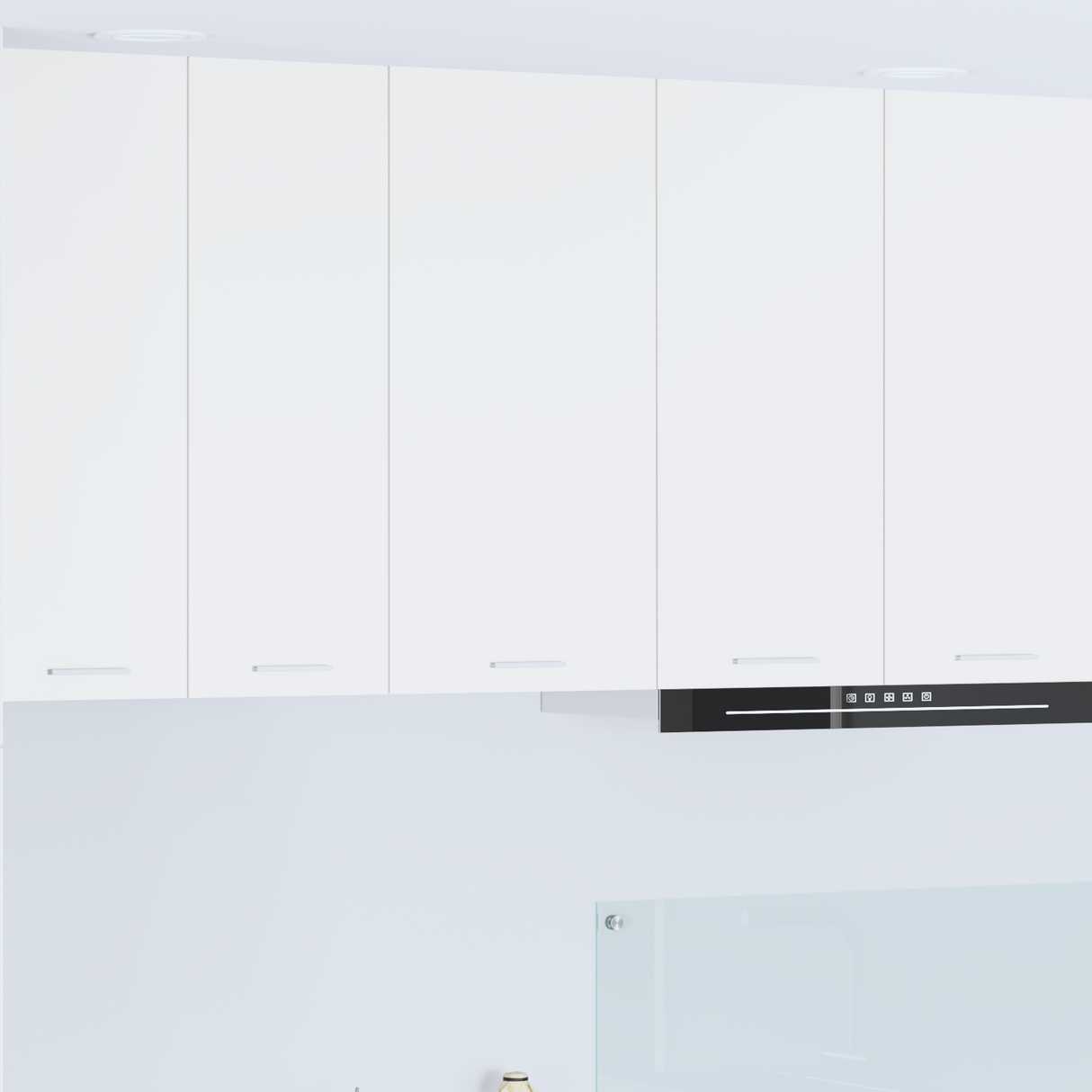 Hanging Cabinet with Door White 40 x 31 x 80 cm Engineered Wood