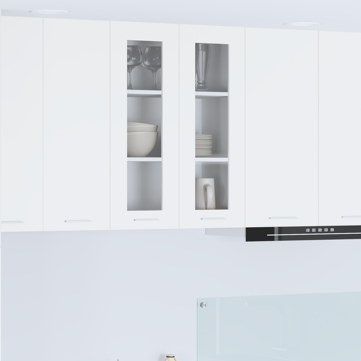 Hanging Cabinet with Door White 60 x 31 x 80 cm Engineered Wood