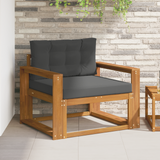Outdoor Middle Sofa Natural - Front View