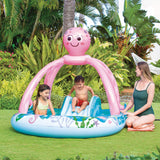 Intex Play Centre Kiddie Pool - Friendly Octopus - Close-Up Angle