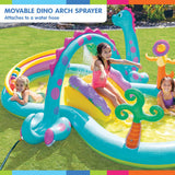 Intex 57135NP Dinoland Play Centre Inflatable Kids Pool with Slide - Rear View