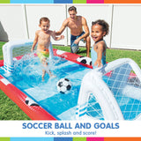 Intex 57147NP Action Sports Play Centre Soccer Volleyball Baseball - Top-Down View