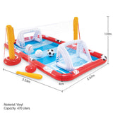 Intex 57147NP Action Sports Play Centre Soccer Volleyball Baseball - Rear View