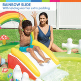 Intex 57154NP Inflatable Garden Kids Play Centre Water Slide Pool - Top-Down View