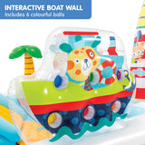 Intex 57162NP Fishing Fun Play Centre Inflatable Kids Swimming Pool - Side View