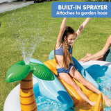 Intex 57162NP Fishing Fun Play Centre Inflatable Kids Swimming Pool - Rear View