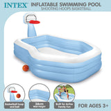 Intex 57183NP Shootin Hoops Basketball Inflatable Family Pool - 45-Degree Angle