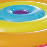 Intex Inflatable Pool Float - Rainbow Fiesta Island - 45-Degree Angle