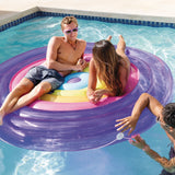 Intex Inflatable Pool Float - Rainbow Fiesta Island - Rear View