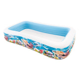 Intex Inflatable Swim Center Pool - Sealife - Front View