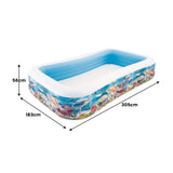 Intex Inflatable Swim Center Pool - Sealife