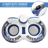Intex 58837 River Run II Inflatable Water Tube with Ice Cooler - Top-Down View
