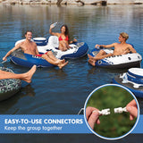 Intex 58837 River Run II Inflatable Water Tube with Ice Cooler - Low Angle
