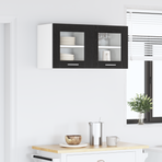 Hanging Cabinet Black Oak 40 x 31 x 40 cm Engineered Wood