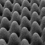 14PC Acoustic Foam Wall Panels 50x50x5cm - Top-Down View