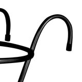 Levede 1x Flower Holder Plant Stand Black - Top-Down View