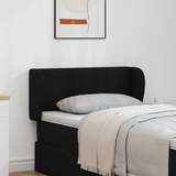 Headboard Ear Black 40 x 23 x 6 cm PVC - Side View