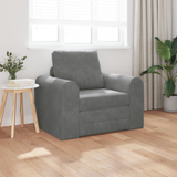 Sofa Bed Dark Grey 98 x 71 x 83 cm Velvet