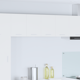 Hanging Cabinet with Door White 60 x 31 x 40 cm Engineered Wood - Side View