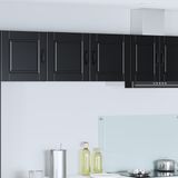 Wall Cabinet PORTO Black 80 x 31 x 40 cm Engineered Wood - Side View