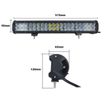20inch Osram LED Light Bar 5D 126w Sopt Flood Combo Beam Work Driving Lamp 4wd - Front View