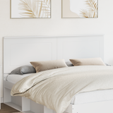 Headboard White 100 cm Engineered Wood - Front View
