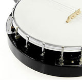 Karrera 5-String Resonator Banjo - Black