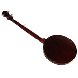Karrera 5-String Resonator Banjo - Brown - Rear View