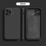 New Plain Neon Liquid Silicone Colorful Soft Case for iPhone 16 15 14 13 12 11 Pro Max Plus Fluorescent Microfiber Pink Cover - Extra Image