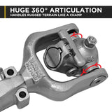 AL-KO 3.5T Off-Road Ball Coupling for Trailers Caravans Electric Brake - Side View