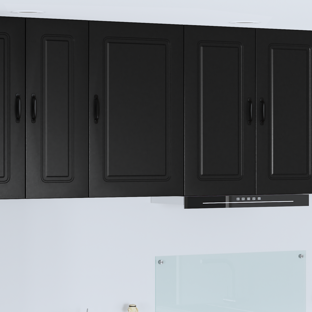 Dishwasher Panel Kalmar Black 50 x 31 x 80 cm Engineered Wood