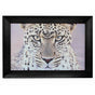 Leopard Portrait Wall Art 110x80cmh. African-themed artwork. Solid  Hardwood Frame. High quality appearance.