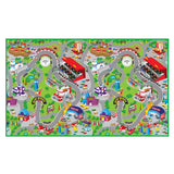Rollmatz Race Track Baby Kids Play Floor Mat 200cm x 120cm - Front View