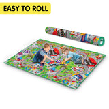 Rollmatz Race Track Baby Kids Play Floor Mat 200cm x 120cm - Side View