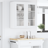 Hanging Cabinet with Door White 80 x 31 x 80 cm Engineered Wood