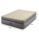 Intex Prime Comfort Queen Air Bed with Electric Pump 64164AN - Side View